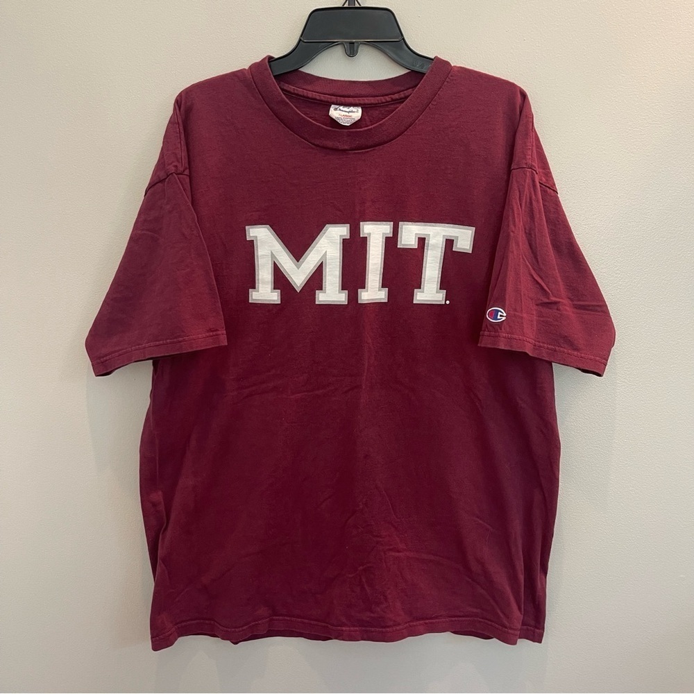 Vintage 90's Champion MIT t shirt Massachusetts Institute of Technology XL